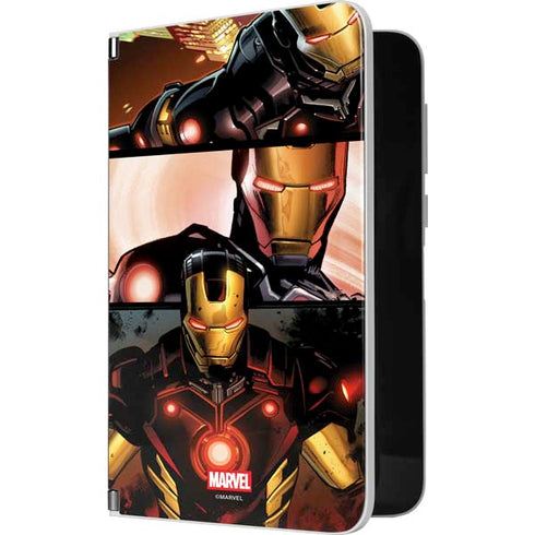 Marvel Iron Man Three Panel Surface Duo Skin