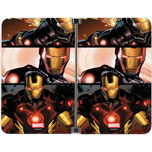 Marvel Iron Man Three Panel Surface Duo Skin