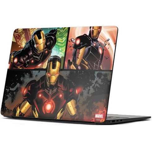 Marvel Iron Man Three Panel Surface Laptop 7 13.8in Skin