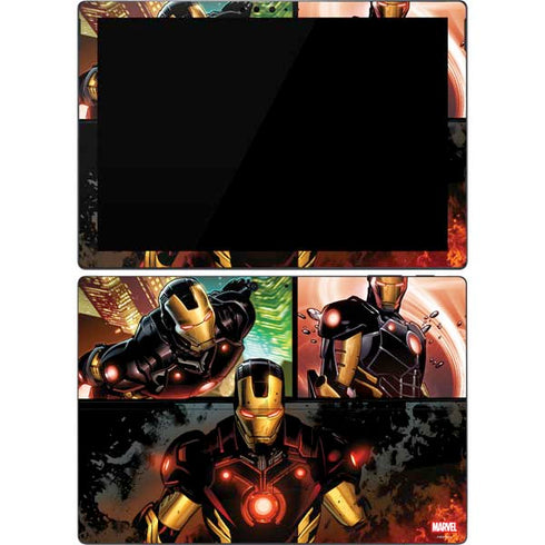 Marvel Iron Man Three Panel Surface Pro 7 Skin