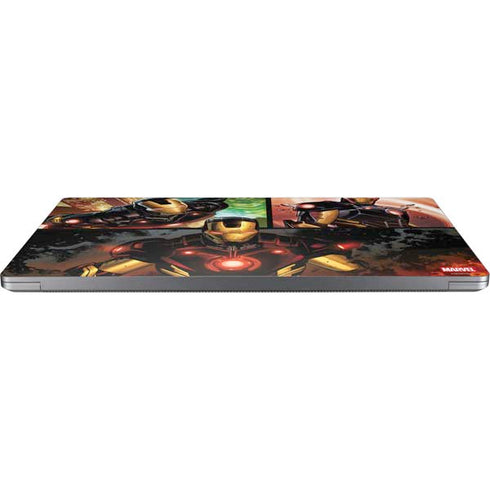Marvel Iron Man Three Panel Universal Laptop 11in (8.8 x 6.2in) Skin