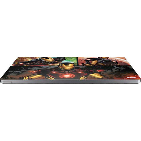 Marvel Iron Man Three Panel Universal Laptop 16.6in (13.4 x 9.7in) Skin