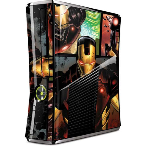 Marvel Iron Man Three Panel Xbox 360 Slim (2010) Skin