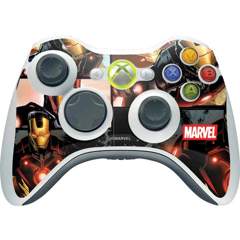 Marvel Iron Man Three Panel Xbox 360 Wireless Controller Skin