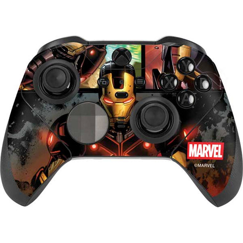 Marvel Iron Man Three Panel Xbox Elite Wireless Controller Series 2 Skin