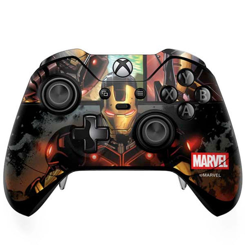 Marvel Iron Man Three Panel Xbox One Elite Controller Skin