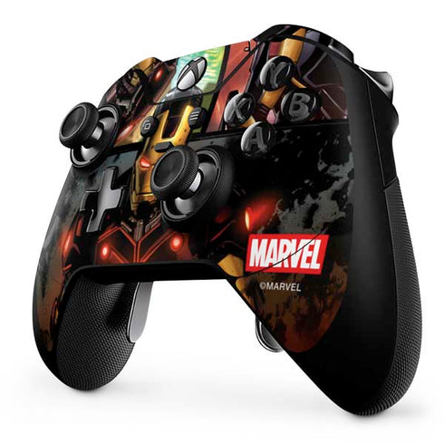 Marvel Iron Man Three Panel Xbox One Elite Controller Skin