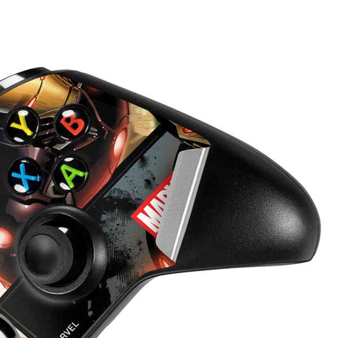 Marvel Iron Man Three Panel Xbox One S Controller Skin