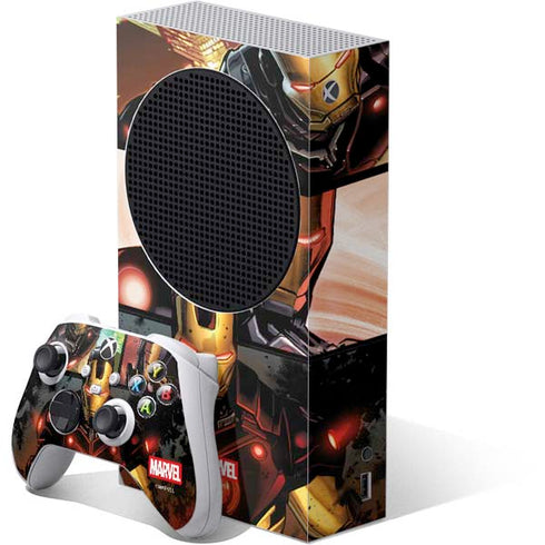 Marvel Iron Man Three Panel Xbox Series S Bundle Skin