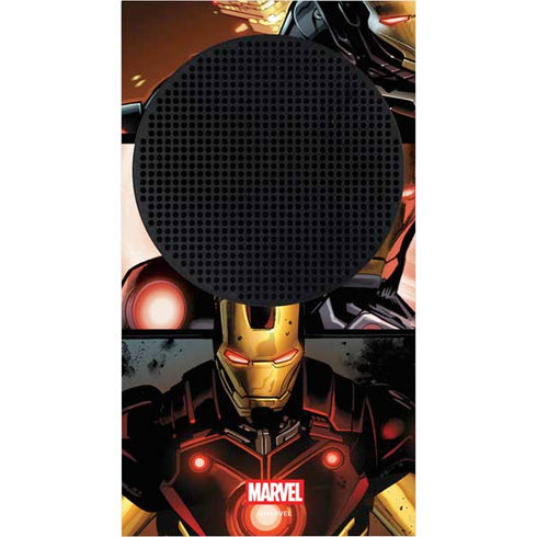 Marvel Iron Man Three Panel Xbox Series S Console Skin