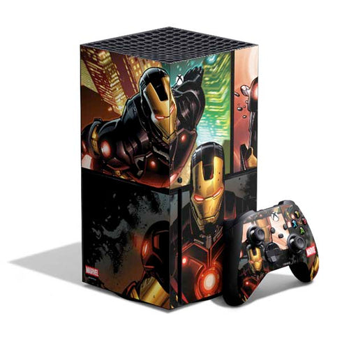Marvel Iron Man Three Panel Xbox Series X Skins