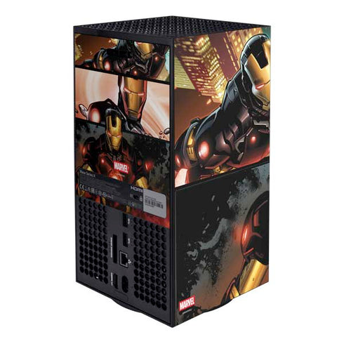 Marvel Iron Man Three Panel Xbox Series X Bundle Skin