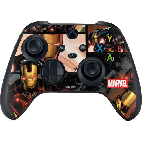 Marvel Iron Man Three Panel Xbox Series X Controller Skin
