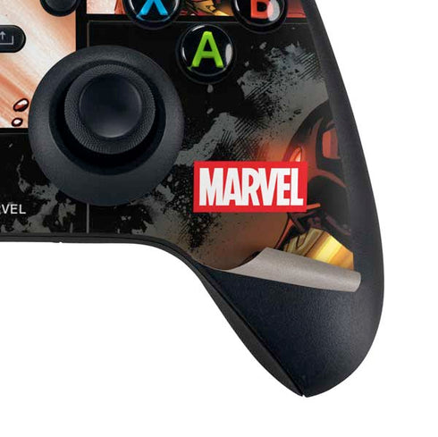 Marvel Iron Man Three Panel Xbox Series X Controller Skin