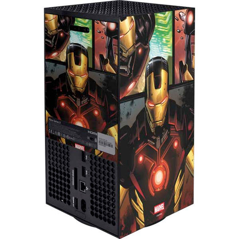 Marvel Iron Man Three Panel XBox Series X Digital Edition Bundle Skin