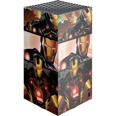 Marvel Iron Man Three Panel XBox Series X Digital Edition Console Skin