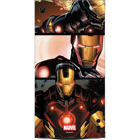 Marvel Iron Man Three Panel XBox Series X Digital Edition Console Skin