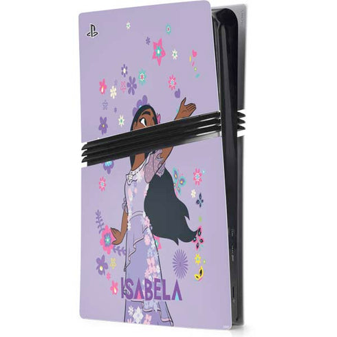 Disney Encanto Isabela PS5 Pro Console Skin