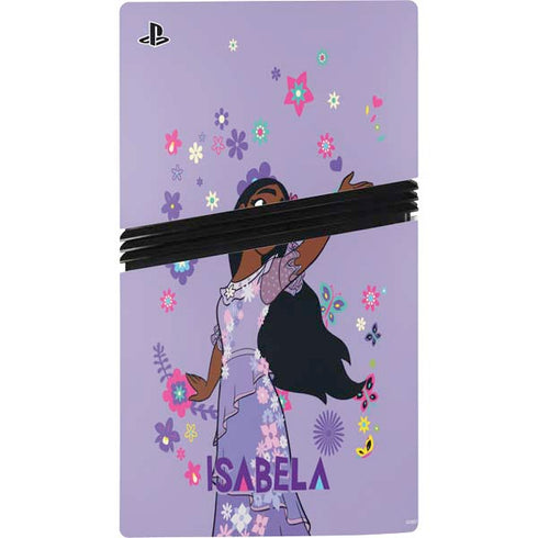 Disney Encanto Isabela PS5 Pro Disk Bundle Skin