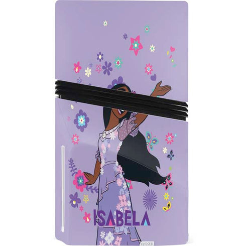 Disney Encanto Isabela PS5 Pro Disk Bundle Skin