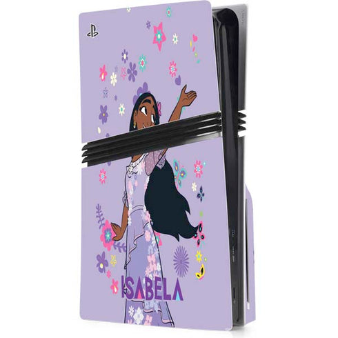 Disney Encanto Isabela PS5 Pro Disk Console Skin