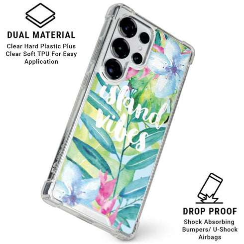 Island Vibes Galaxy S25 Ultra Clear Case