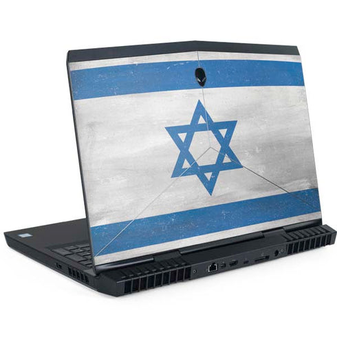 Israel Flag Distressed Dell Alienware Skin