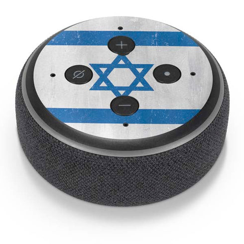 Israel Flag Distressed Amazon Echo Dot Skin