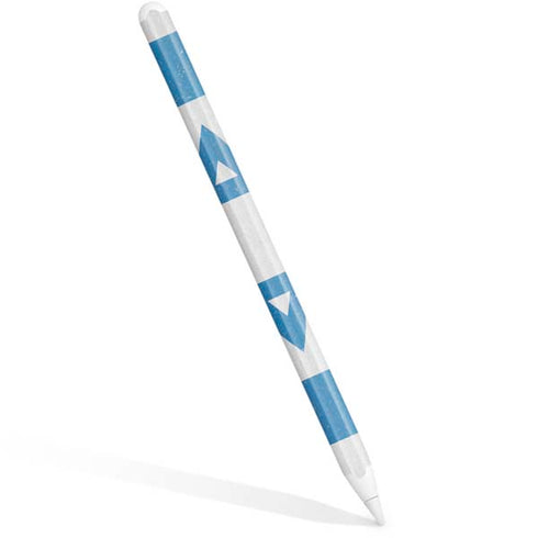 Israel Flag Distressed Apple Pencil (2nd Gen 2019) Skin