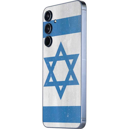Israel Flag Distressed Galaxy A55 5G Skin