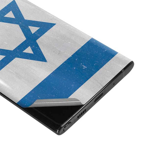 Israel Flag Distressed Galaxy Note 10 Plus Skin
