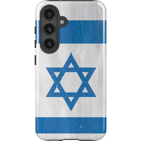 Israel Flag Distressed Galaxy S25 Impact Case