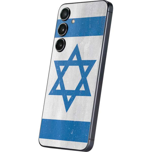 Israel Flag Distressed Galaxy S25 Skin