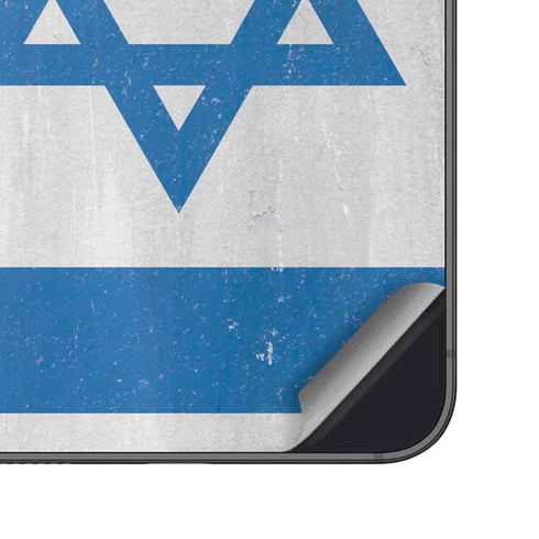 Israel Flag Distressed Galaxy S25 Skin