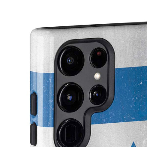 Israel Flag Distressed Galaxy S25 Ultra Impact Case
