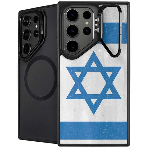 Israel Flag Distressed Galaxy S24 Ultra Kickstand Case