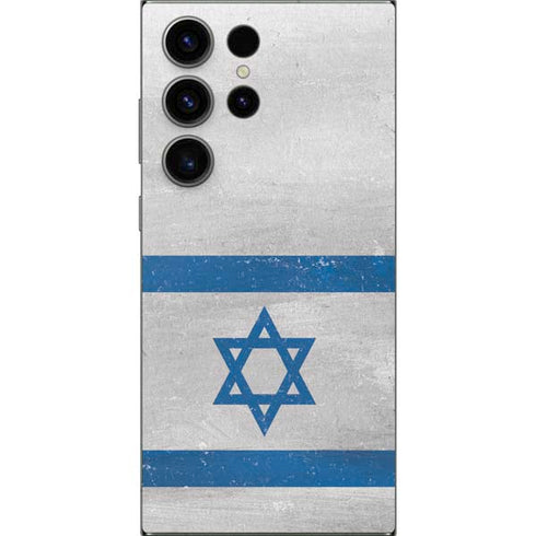 Israel Flag Distressed Galaxy S24 Ultra Skin