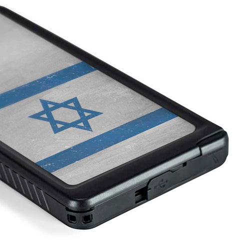 Israel Flag Distressed Galaxy S24 Ultra Waterproof Case
