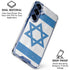 Israel Flag Distressed Galaxy S25 Clear Case