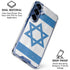 Israel Flag Distressed Galaxy S25 FE Clear Case