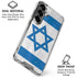 Israel Flag Distressed Galaxy S26 Plus Clear Case