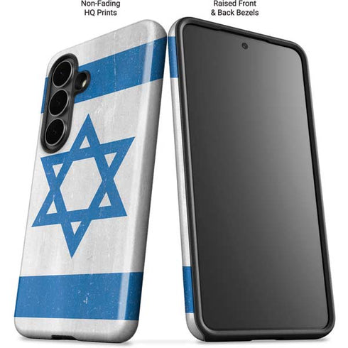 Israel Flag Distressed Galaxy S26 Plus Impact Case