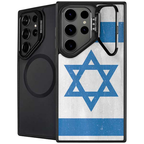 Israel Flag Distressed Galaxy S26 Ultra Kickstand Case