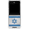 Israel Flag Distressed Galaxy Z Flip6 Clear Case
