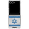 Israel Flag Distressed Galaxy Z Flip7 Clear Case