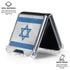 Israel Flag Distressed Galaxy Z Flip7 Clear Case