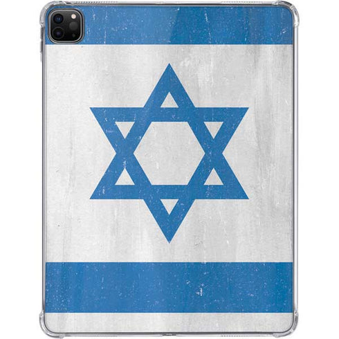 Israel Flag Distressed iPad Pro 11in (2024) Clear Case