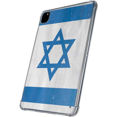 Israel Flag Distressed iPad Pro 11in (2024) Clear Case