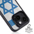Israel Flag Distressed iPhone 14 Kickstand Case