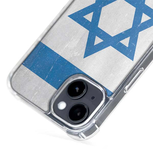 Israel Flag Distressed iPhone 14 MagSafe Case